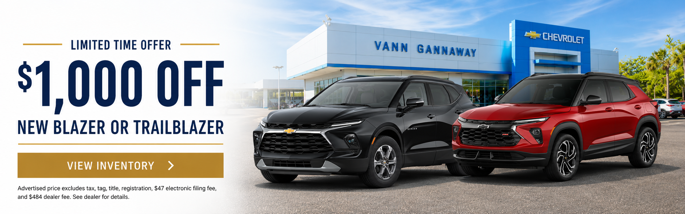 $1,000 Off Blazer & Trailblazer