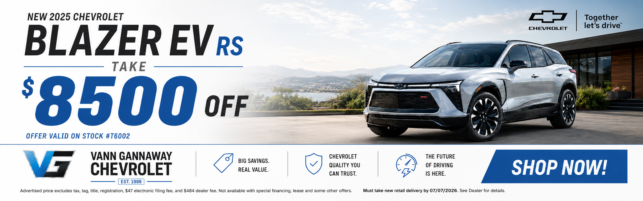 $8500 off EV Blazer